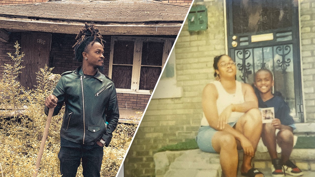 Rapper returns to rundown Detroit neighborhood to bring it back to life