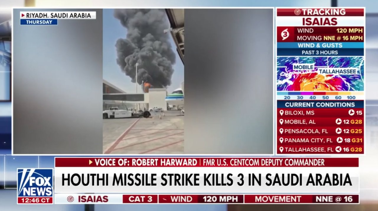 Houthi missile strike kills 3 in Saudi Arabia