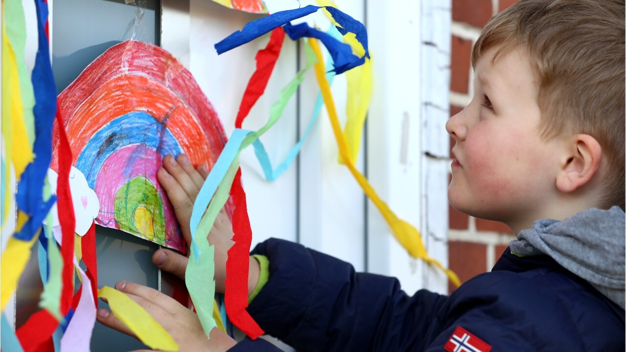 Coronavirus pandemic: Why kids are putting rainbow pictures in their windows