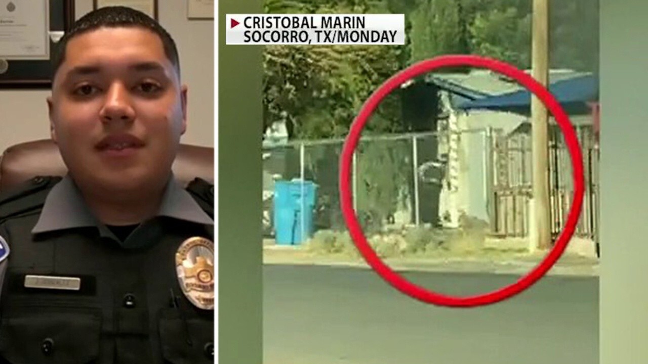 Hero cop on saving 8-year-old boy from burning home in Texas
