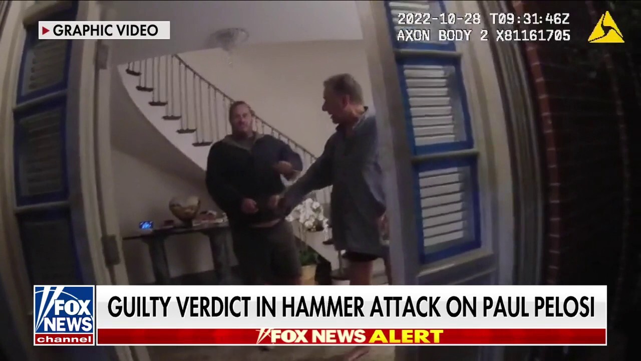 Guilty verdict in hammer attack on Paul Pelosi