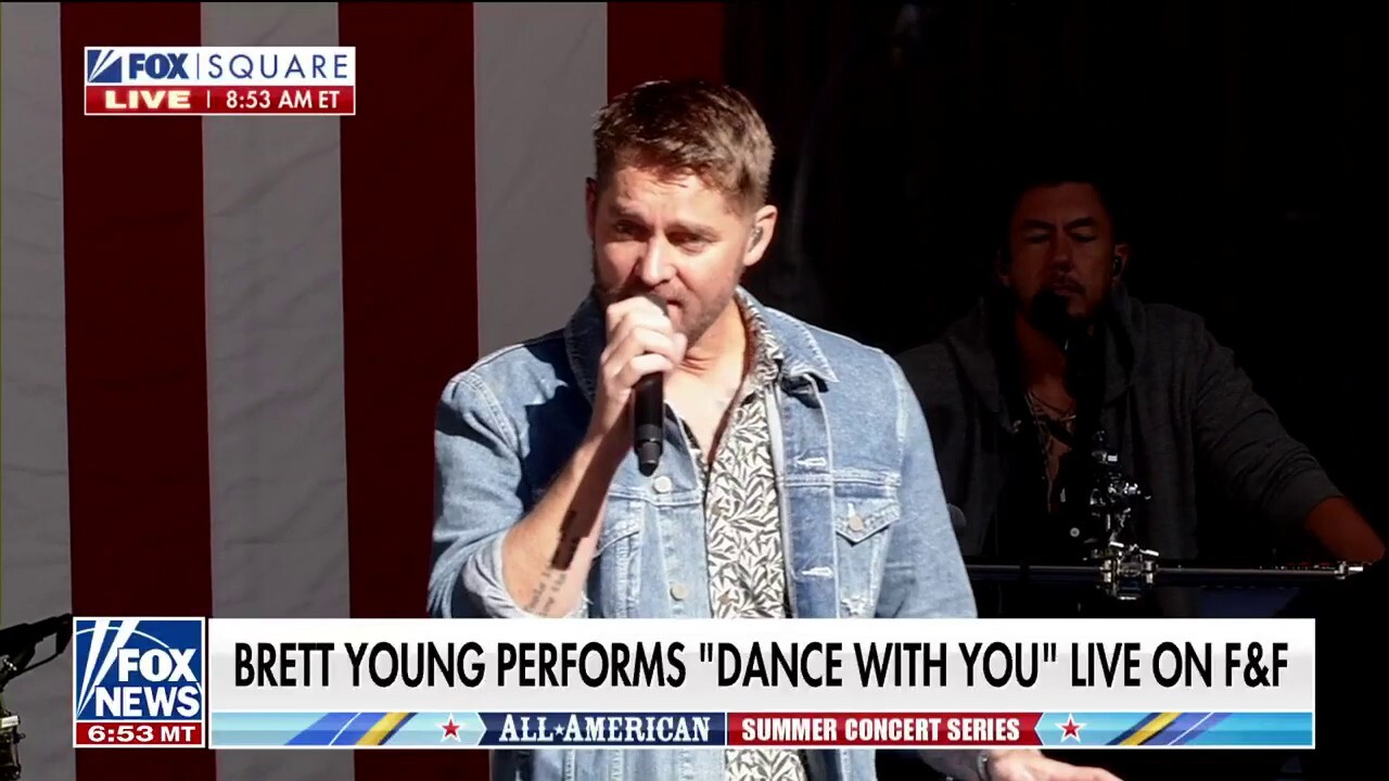 Brett Young Performs ‘Dance with You’ live on ‘Fox and Friends’