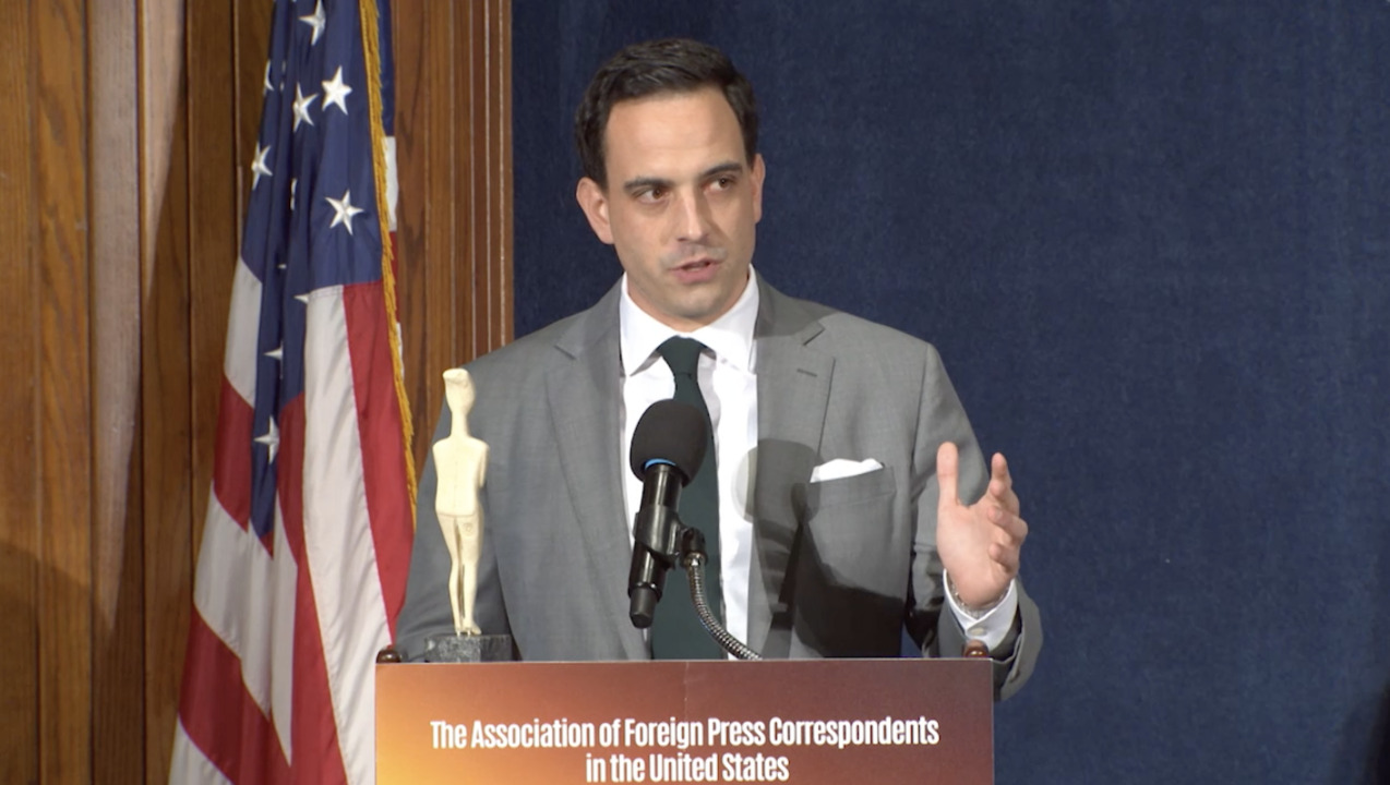 Trey Yingst honored with 2025 Prize of Professional Excellence