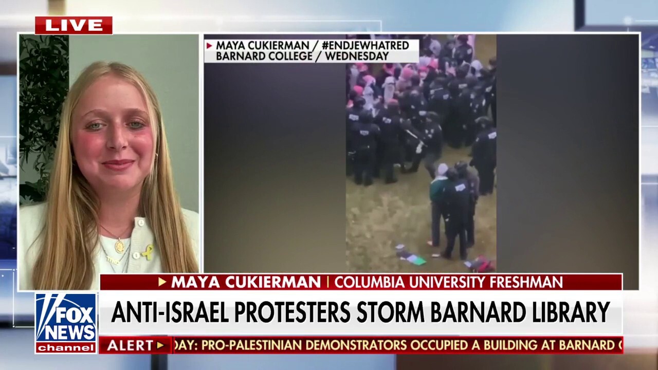 Anti-Israel college campus protests are now a ‘call for violence,' student says