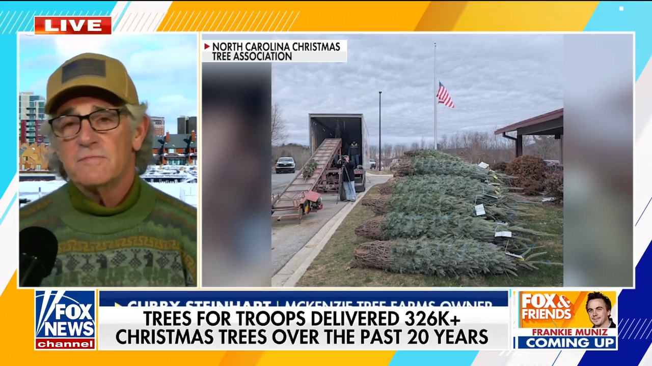 Trees for Troops touts thousands of real Christmas trees sent to deployed service members