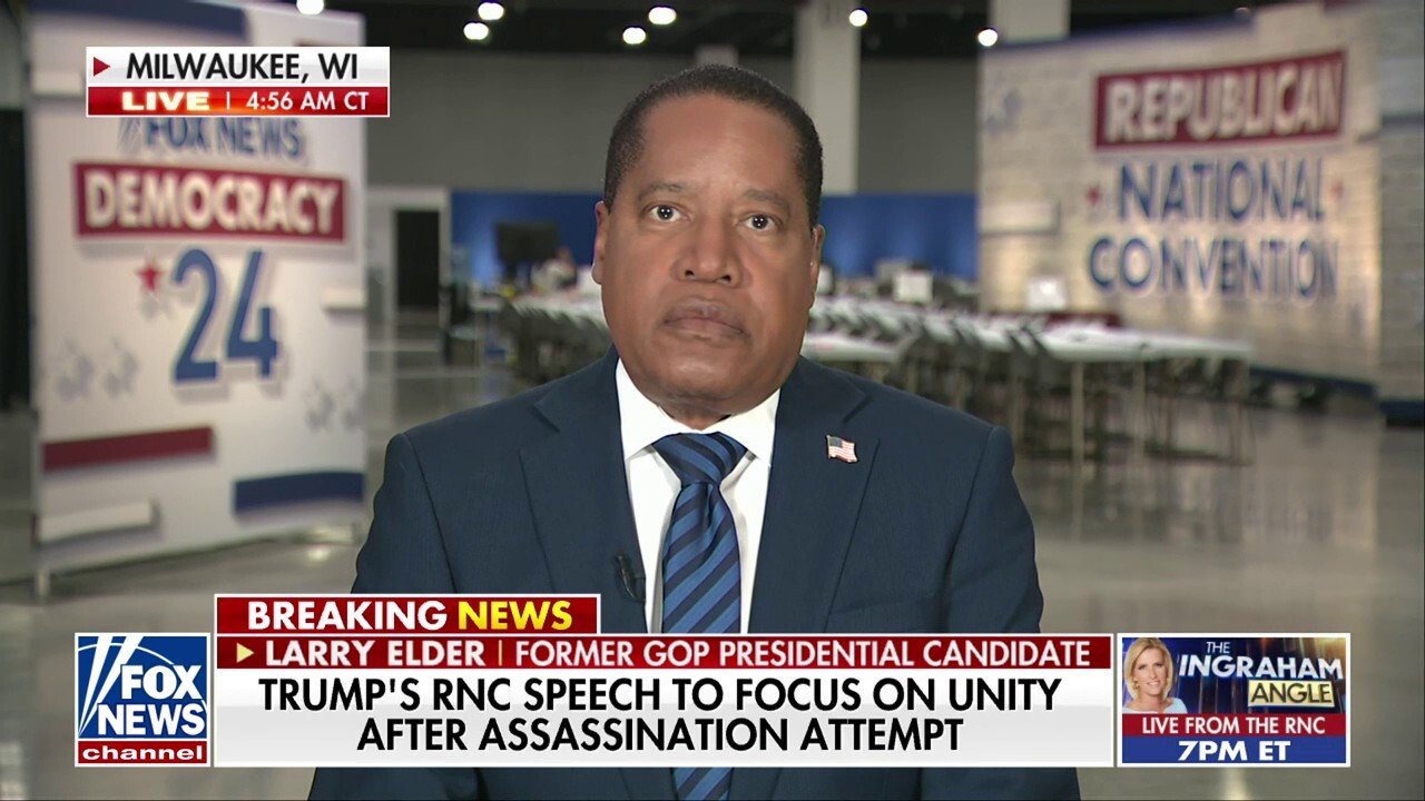 Former GOP presidential candidate Larry Elder on the message of unity following an assassination attempt on former President Donald Trump and a Democratic bill that would have stripped Secret Service protection from him.