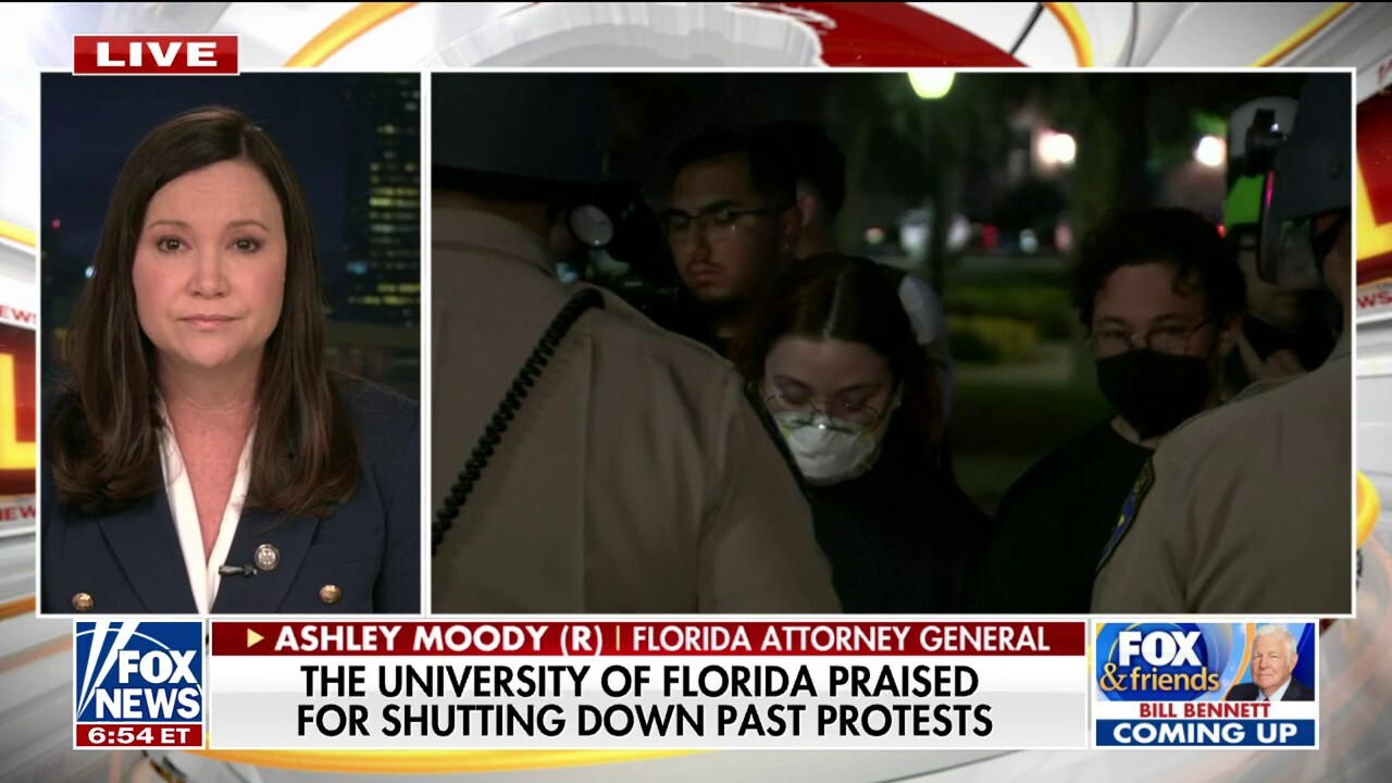 Florida Republican Attorney General Ashley Moody on her state refusing to allow violent protests on college campuses
