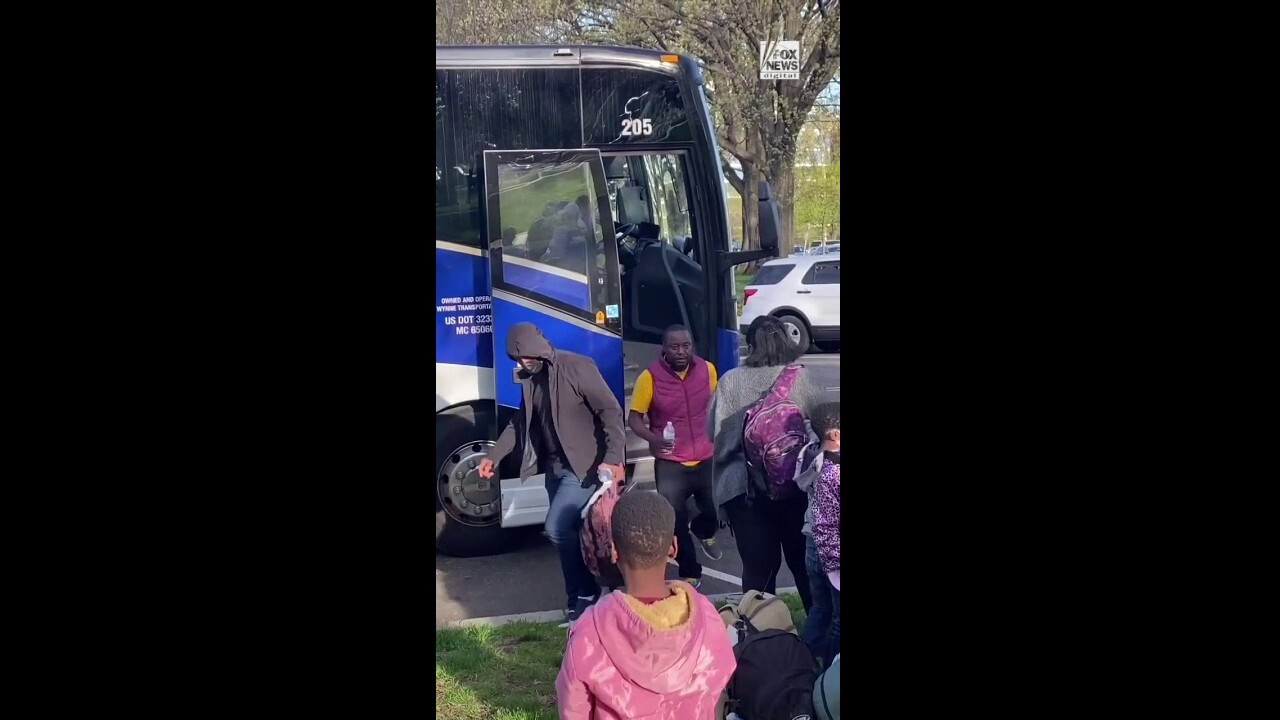 Third bus of migrants from southern border arrives in DC