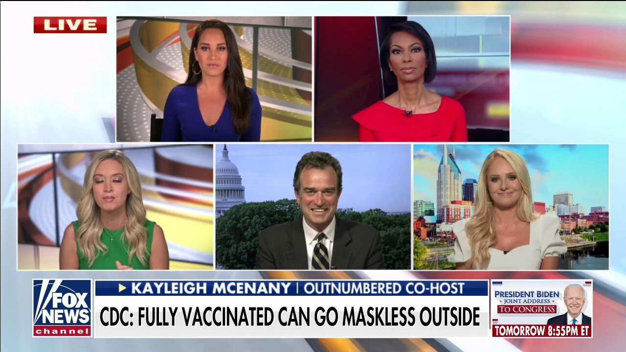 'Outnumbered' on CDC saying vaccinated people don't need masks outdoors