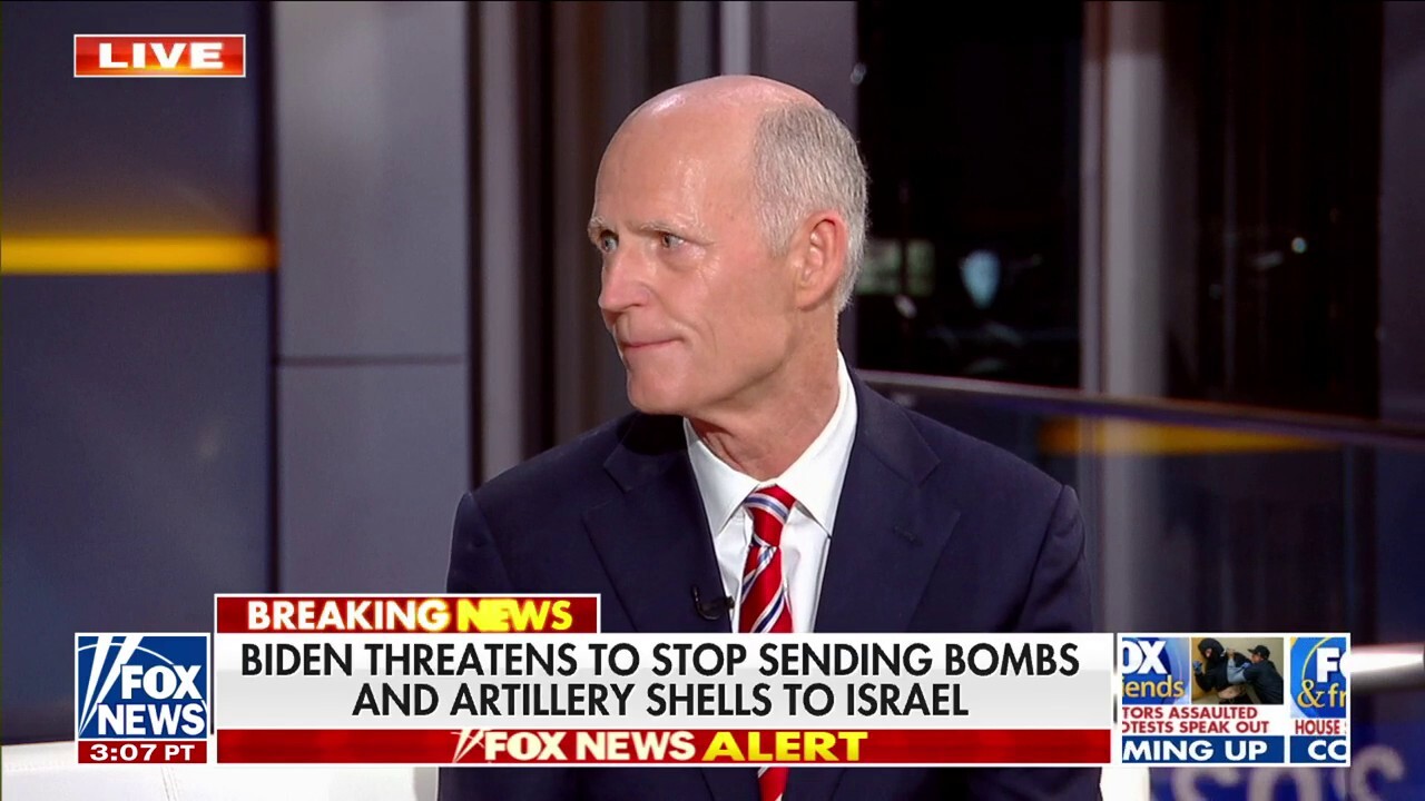Sen. Rick Scott, R-Fla., on his concerns with the Biden administration not providing enough support to Israel and says Trump is being ‘politically persecuted’