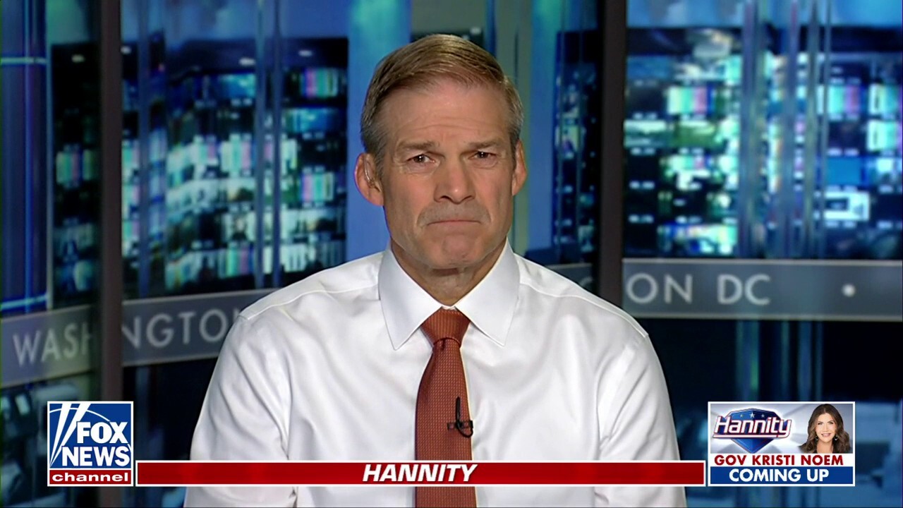 Rep. Jim Jordan, R-Ohio, tells 'Hannity' about a letter he sent to Attorney General Merrick Garland requesting more information about a former DOJ prosecutor who is assisting Manhattan DA Alvin Bragg in New York v. Trump.