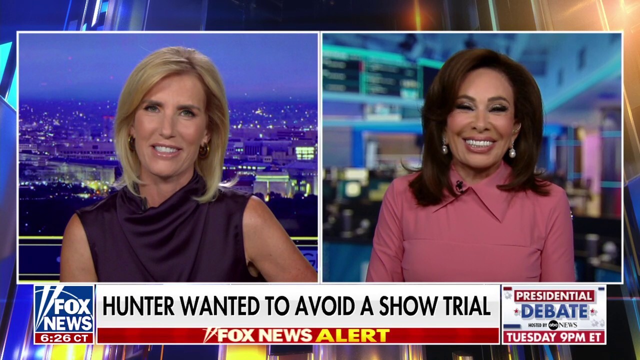 Judge Jeanine on Hunter Biden's plea change: The DOJ 'looks ridiculous'