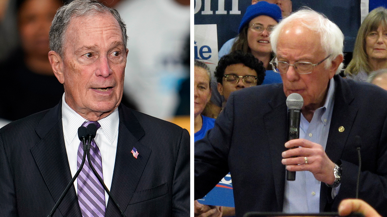 Bernie Sanders accuses Mike Bloomberg of trying to buy election	