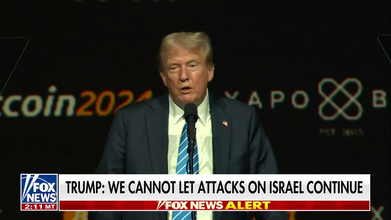 Trump: We cannot let attacks on Israel continue