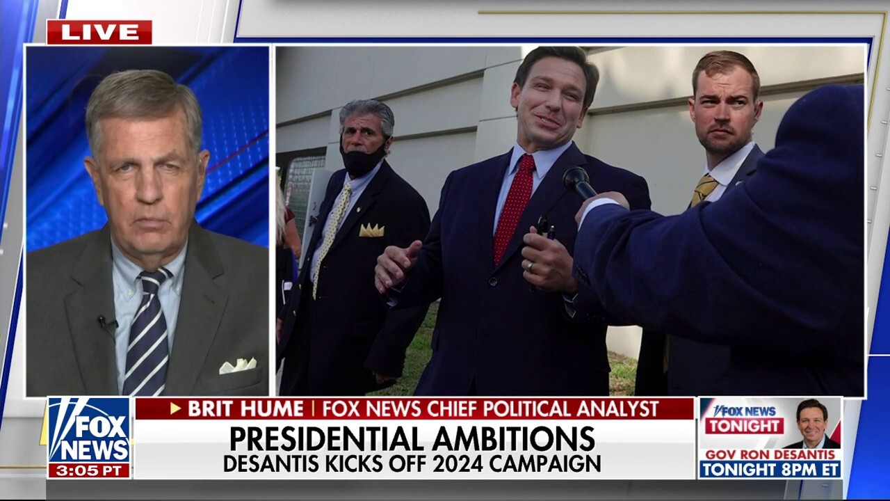 Brit Hume: Will be interesting to see how DeSantis takes on Trump