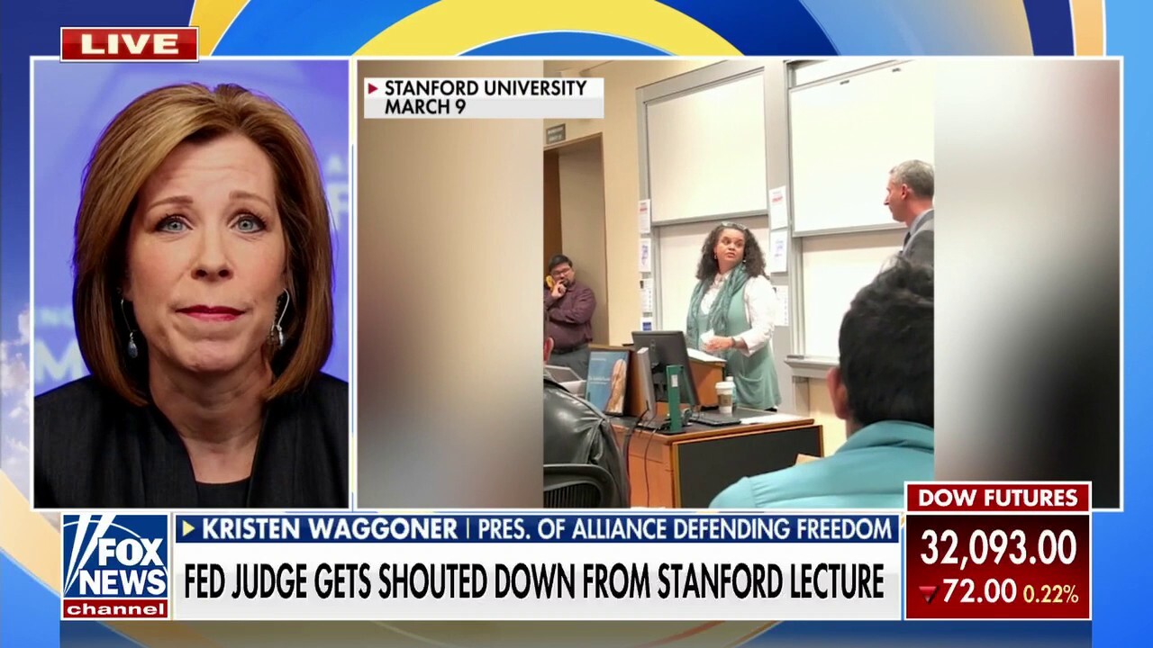 Federal judge shouted down by woke students at Stanford University