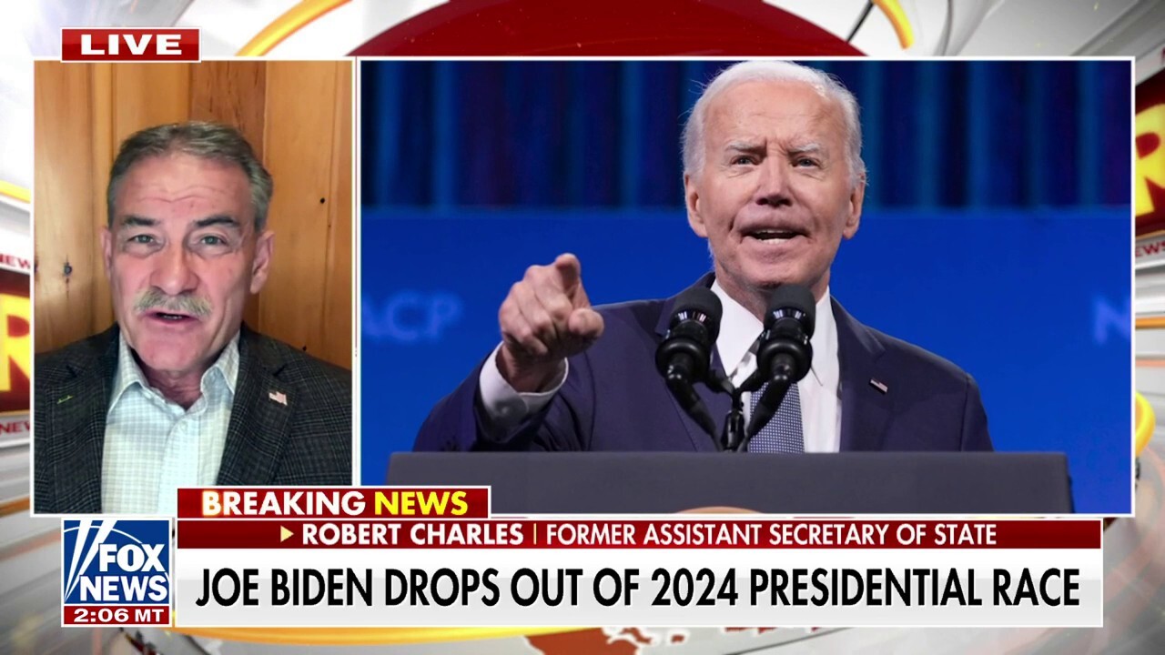 Robert Charles reacts to Biden dropping out: 'We've never been here before'