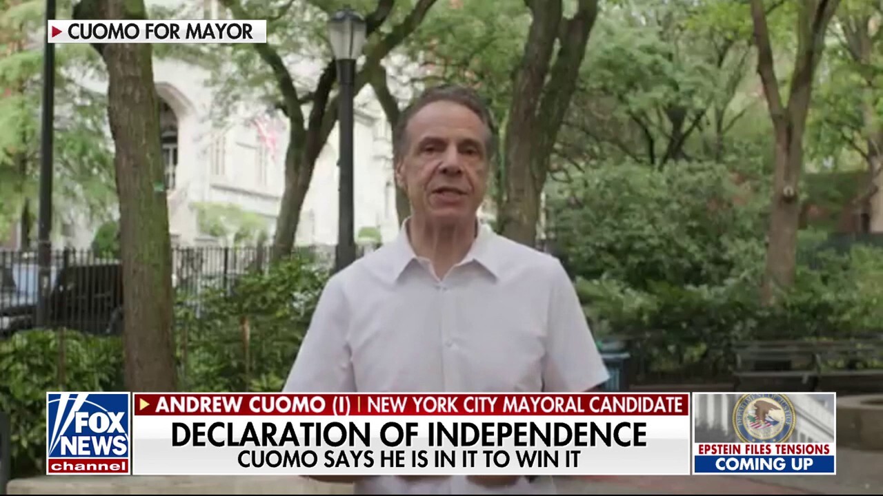 Andrew Cuomo stays in New York mayoral race, says he's 'in it to win it' as an independent 