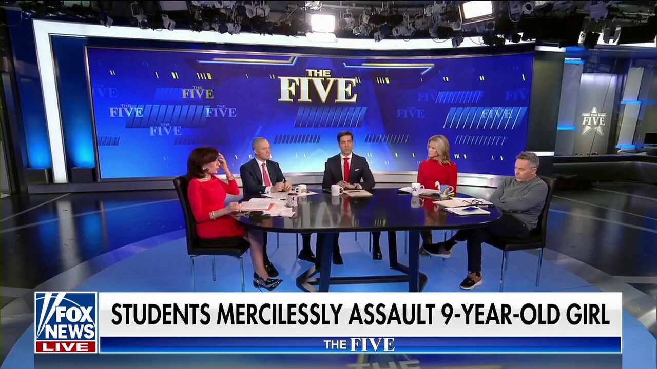 'The Five' panelists weigh in on violence in schools after video shows a 9-year-old girl beaten on a school bus by two boys going 'full throttle.'