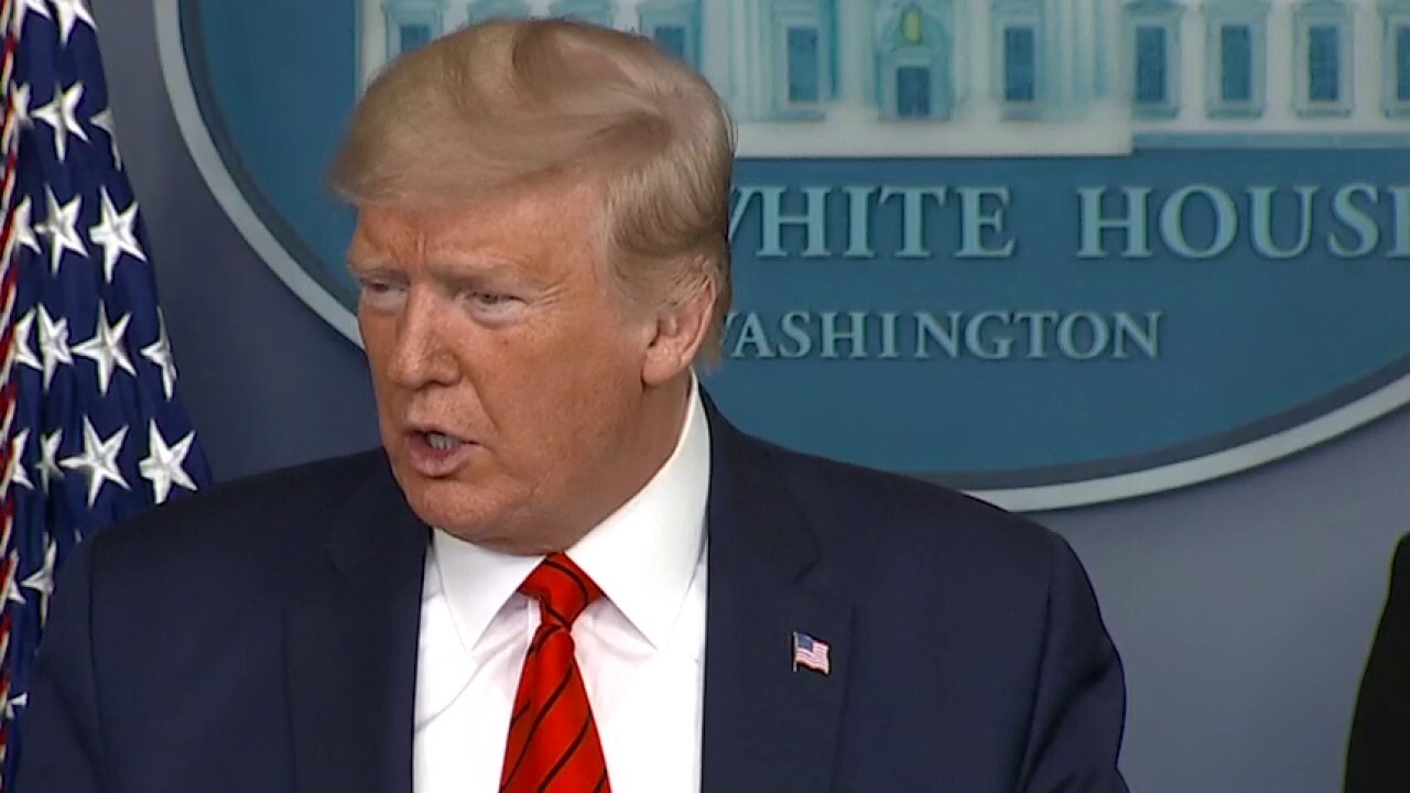 Trump on COVID-19 response: Only thing we weren't prepared for was the media