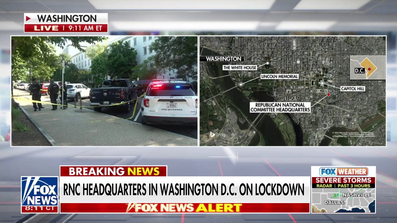 RNC headquarters in Washington, DC on lockdown