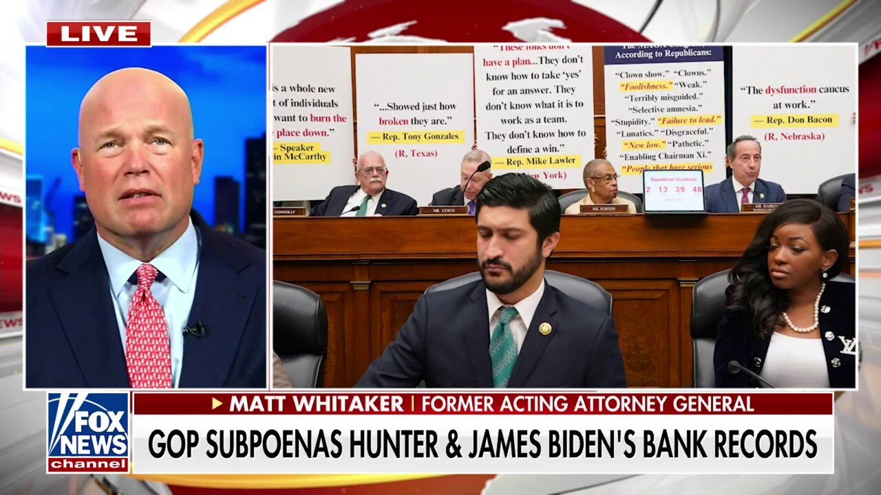 Republicans Subpoena Biden Family's Bank Records As Impeachment Inquiry ...