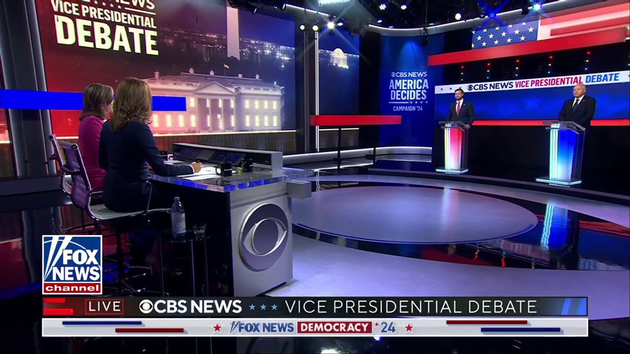 JD Vance spars with CBS News Vice Presidential Debate moderators