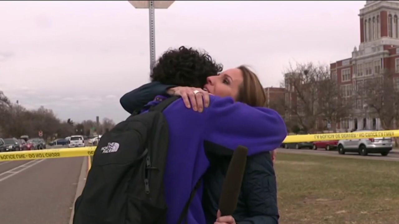 FOX reporter reunited with son live on air after Colorado school shooting