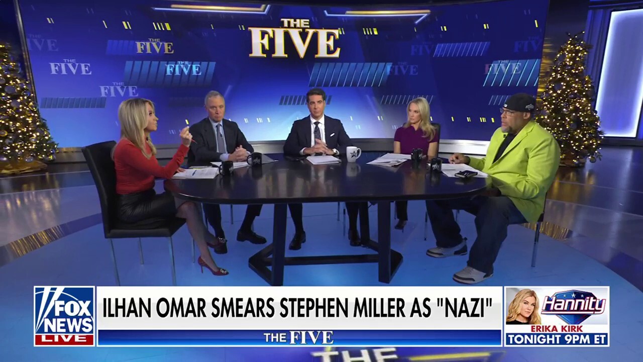 ‘The Five’ co-hosts react to Rep. Ilhan Omar’s, D-Minn., attack on Stephen Miller and her claim that Somalis are the victims in the Minnesota fraud scandal.