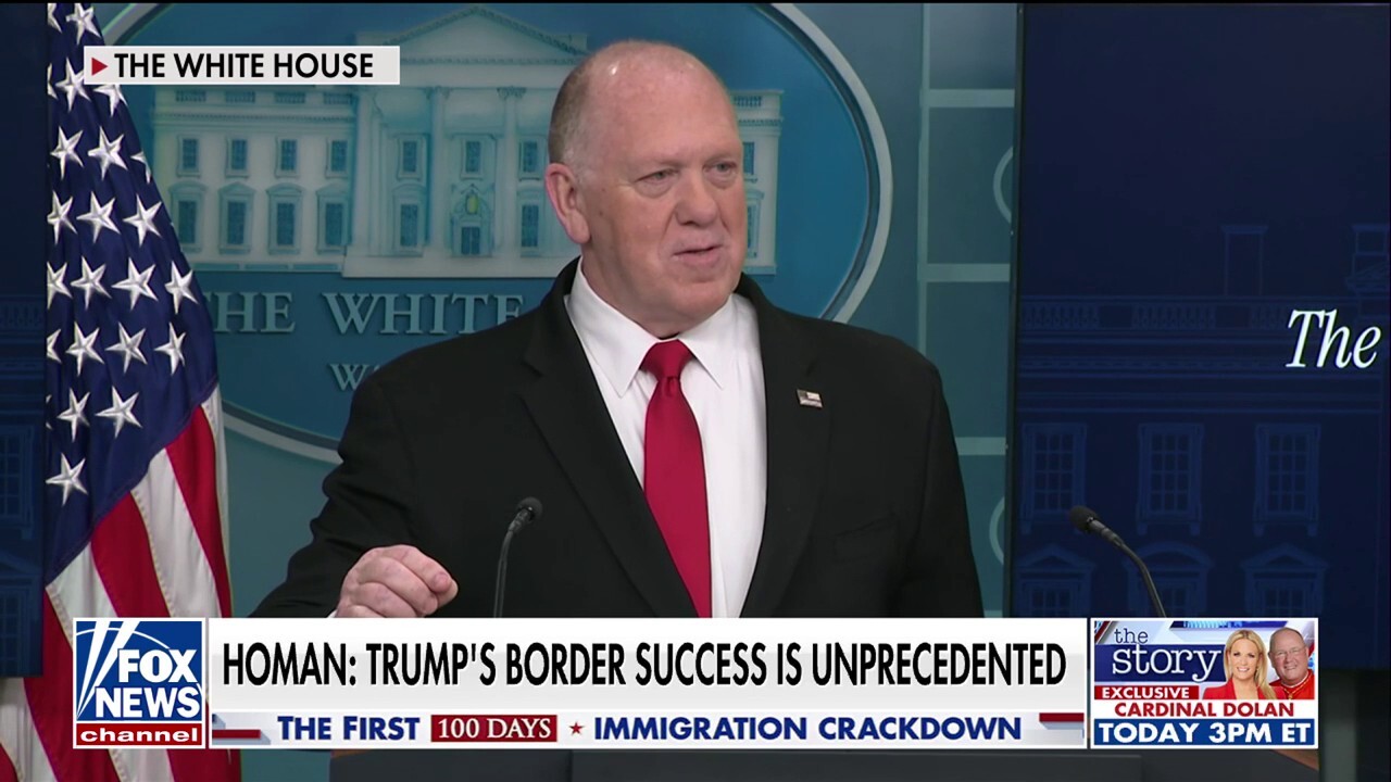 Trump teams touts 'unprecedented' success in cracking down on immigration