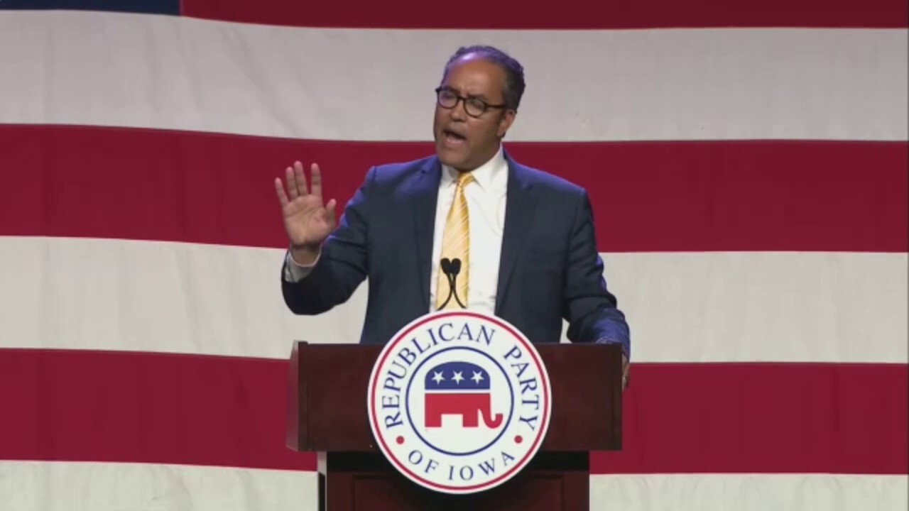 GOP presidential candidate Will Hurd booed off stage at Iowa event