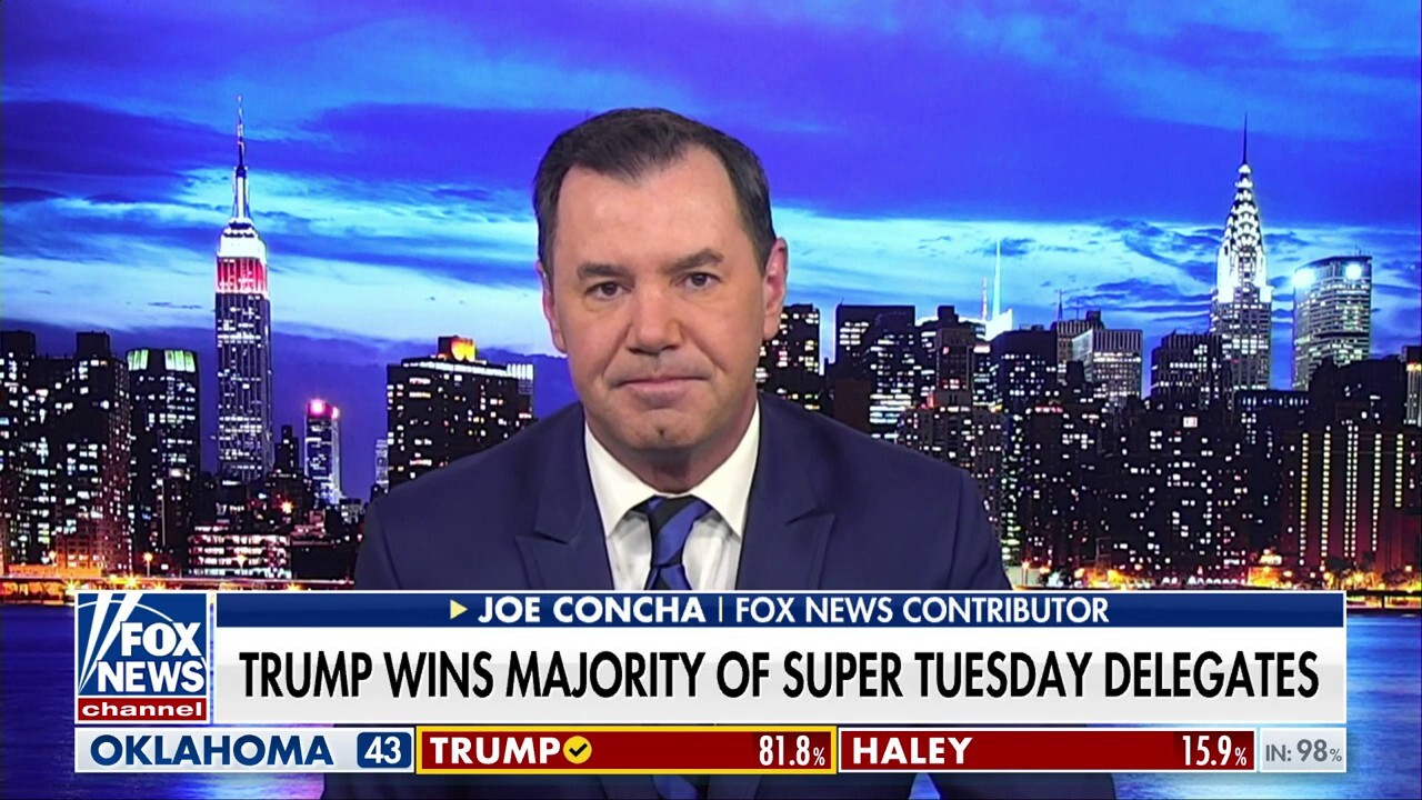 Joe Concha rips liberal media outlets' Super Tuesday coverage: 'It's panic'