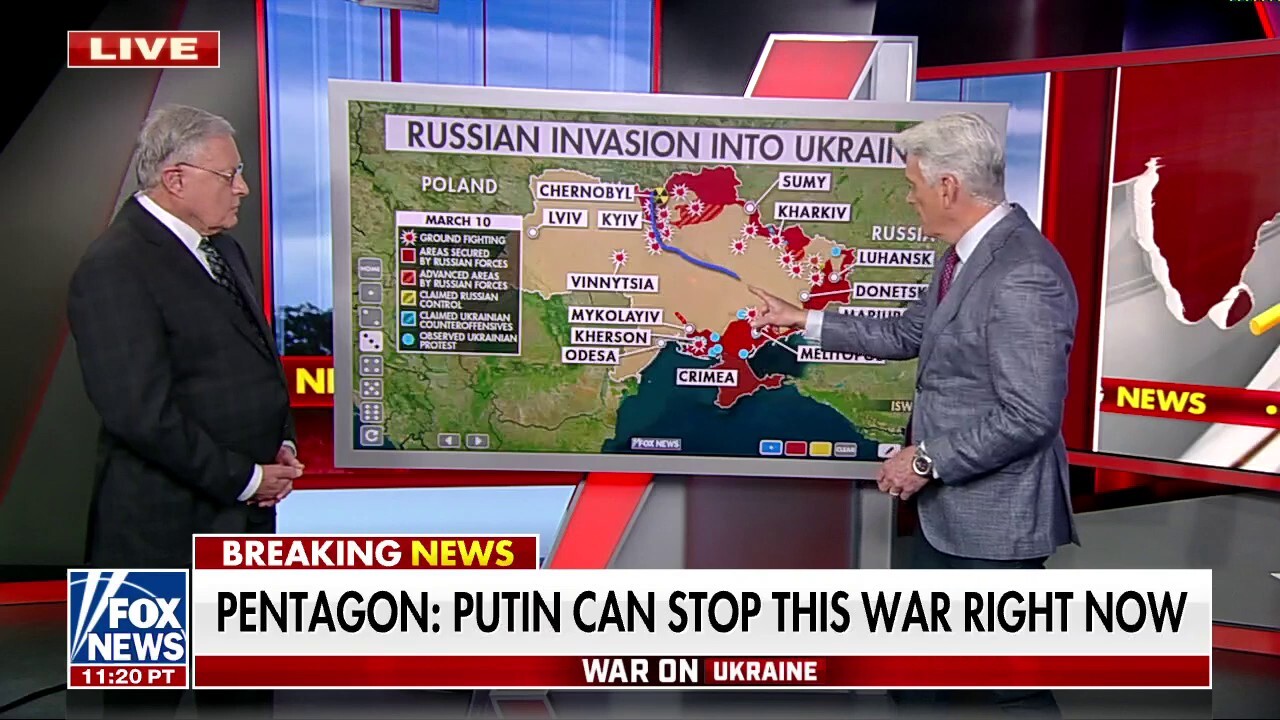 Gen. Kellogg: Putin's invasion headed for an invasion of Kyiv