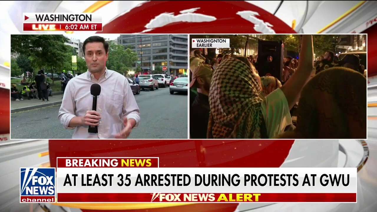 Fox News' Lucas Tomlinson reports the latest on the anti-Israel protests. 