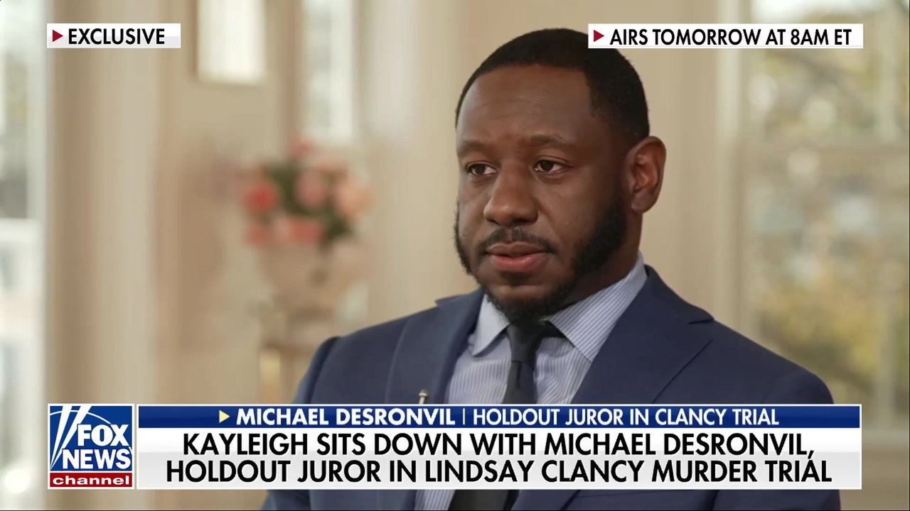 'Saturday in America' host Kayleigh McEnany sits down with Michael Desronvil, the holdout juror in the Lindsay Clancy murder trial. Desronvil explains that he had no reasonable doubt during deliberations.