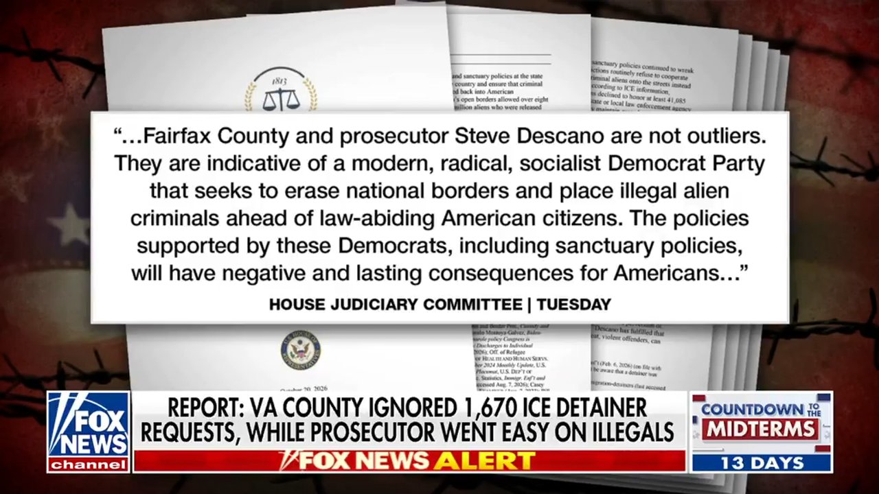 Virginia county ignored more than 1,600 ICE detainer requests: Report