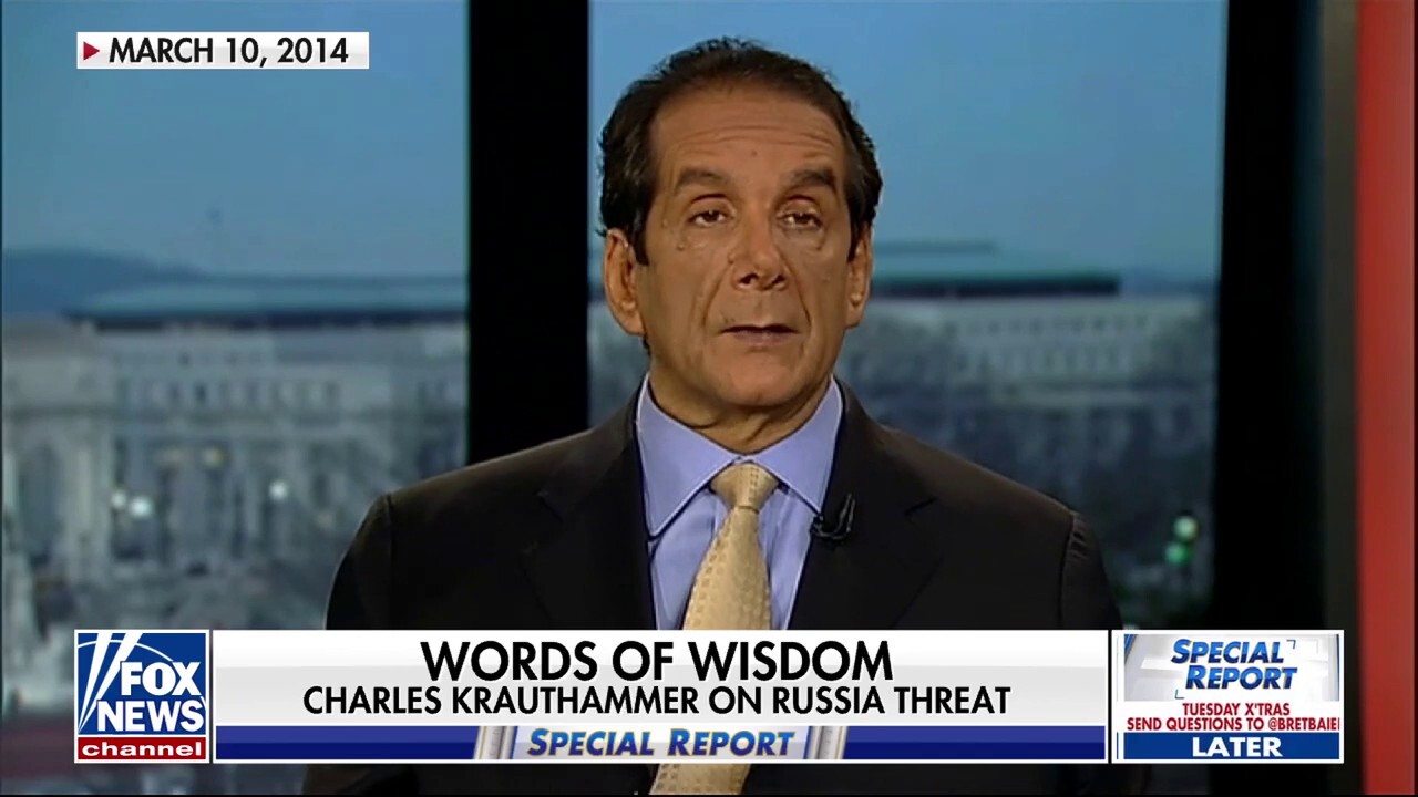 Daniel Krauthammer, son of the respected columnist and member of the Fox News family, points out how his father's analysis on Russia, Putin, Iran and more remain relevant today.