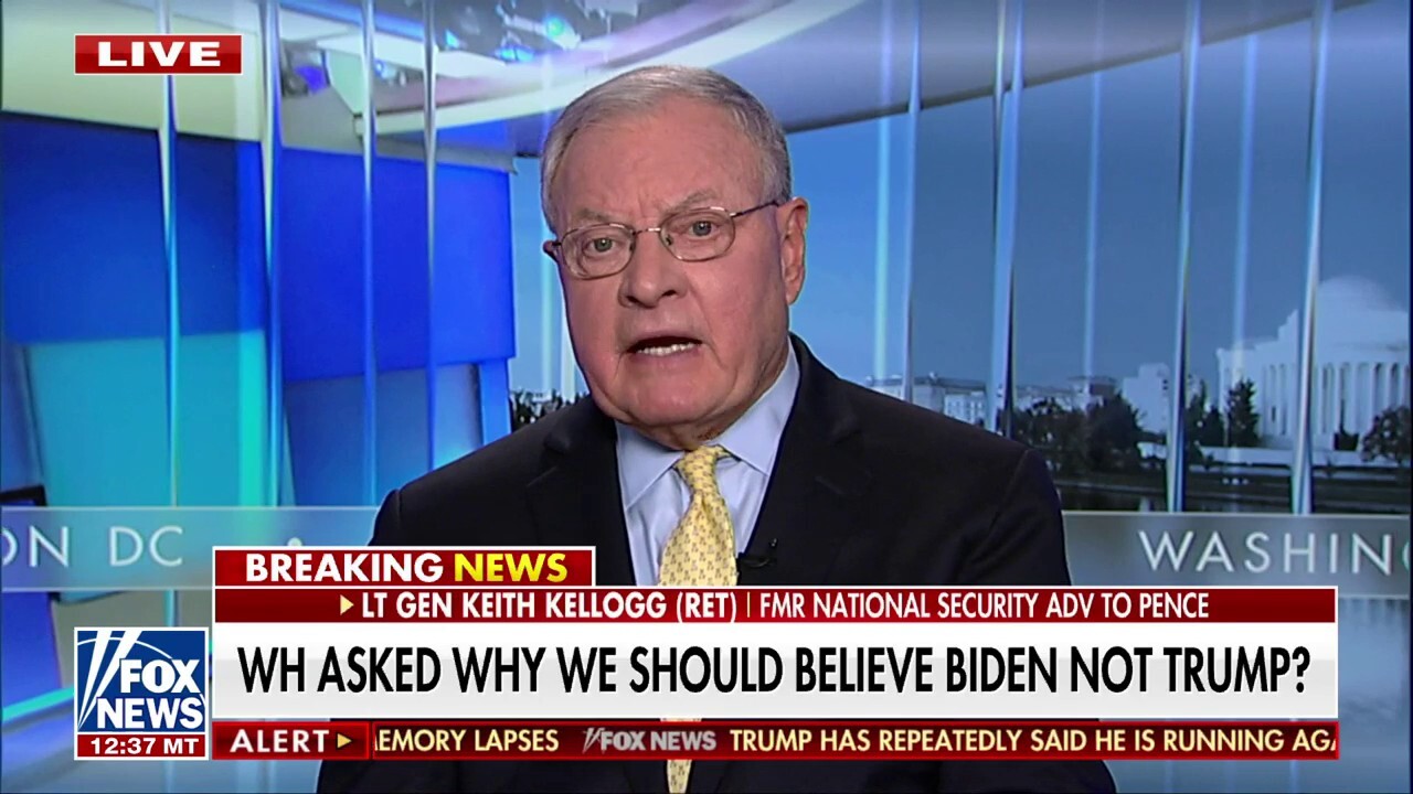  Lt. Gen. Keith Kellogg: There is a huge difference between Trump and Biden's handling of classified documents