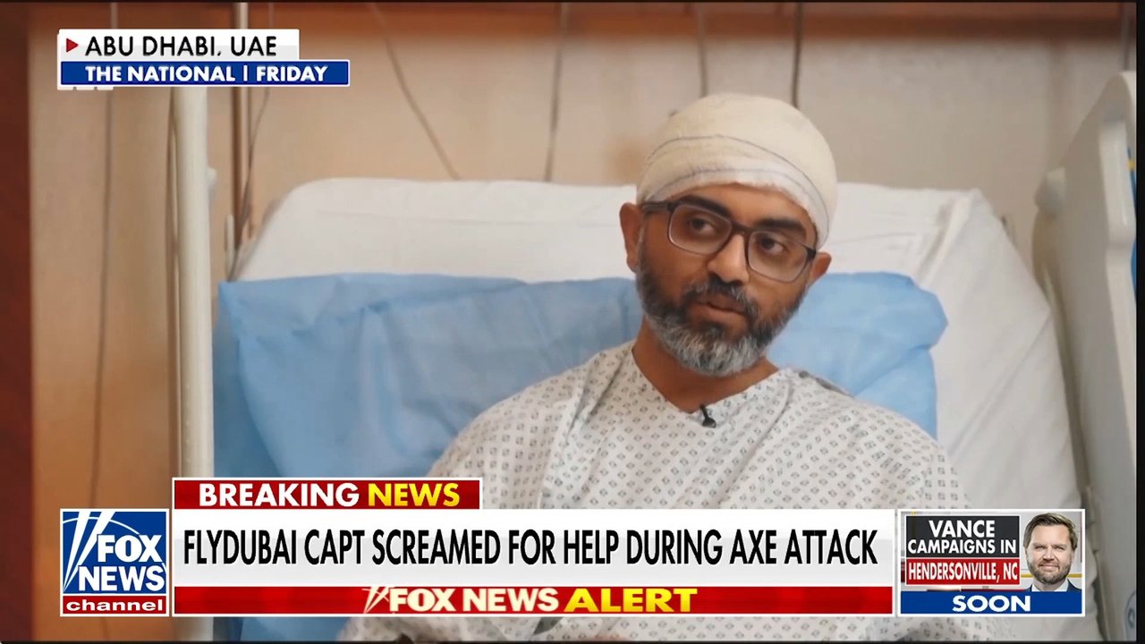 Hero pilot recounts terrifying mid-air axe attack by co-pilot