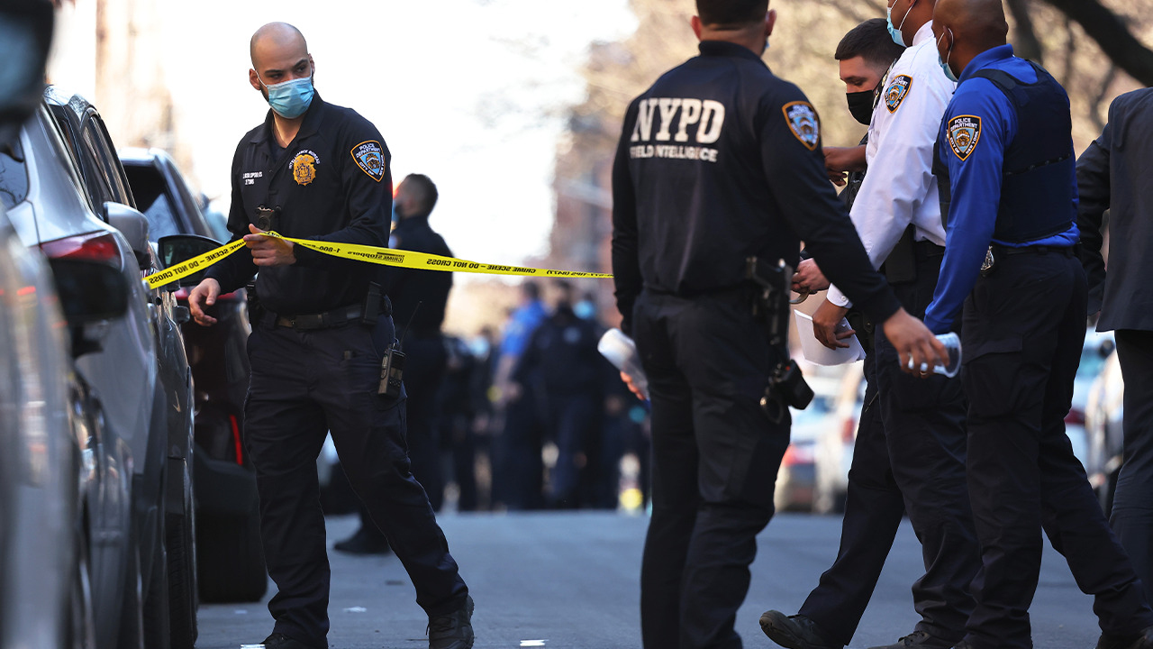 NYPD holds press conference on crime statistics 