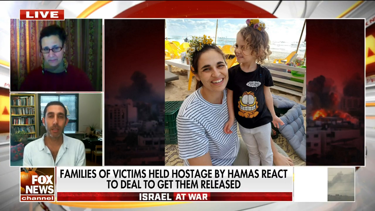 Desperate Israelis waiting to hear whether relatives will be released by Hamas