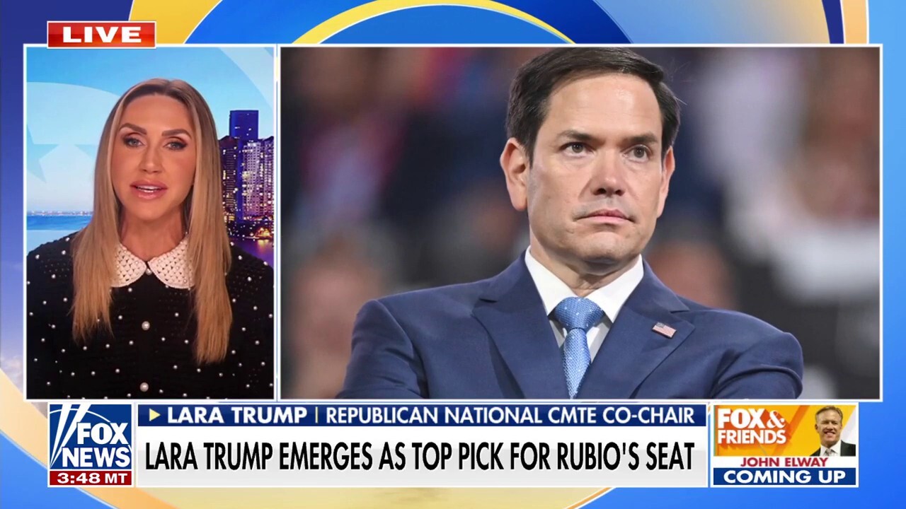 Lara Trump says she would 'absolutely' consider becoming Sen. Rubio's replacement: 'Would be an honor' 