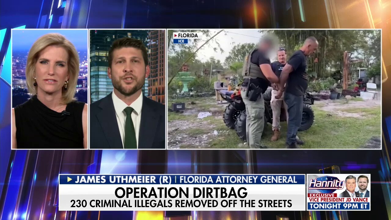 Florida AG on ICE’s ‘Operation Dirtbag’: These people don’t deserve to go to ‘Alligator Alcatraz’