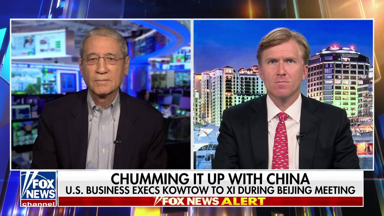 'The Ingraham Angle' panelists Gordon Chang and Elbridge Colby discuss U.S. business executives meeting with Chinese President Xi Jinping.