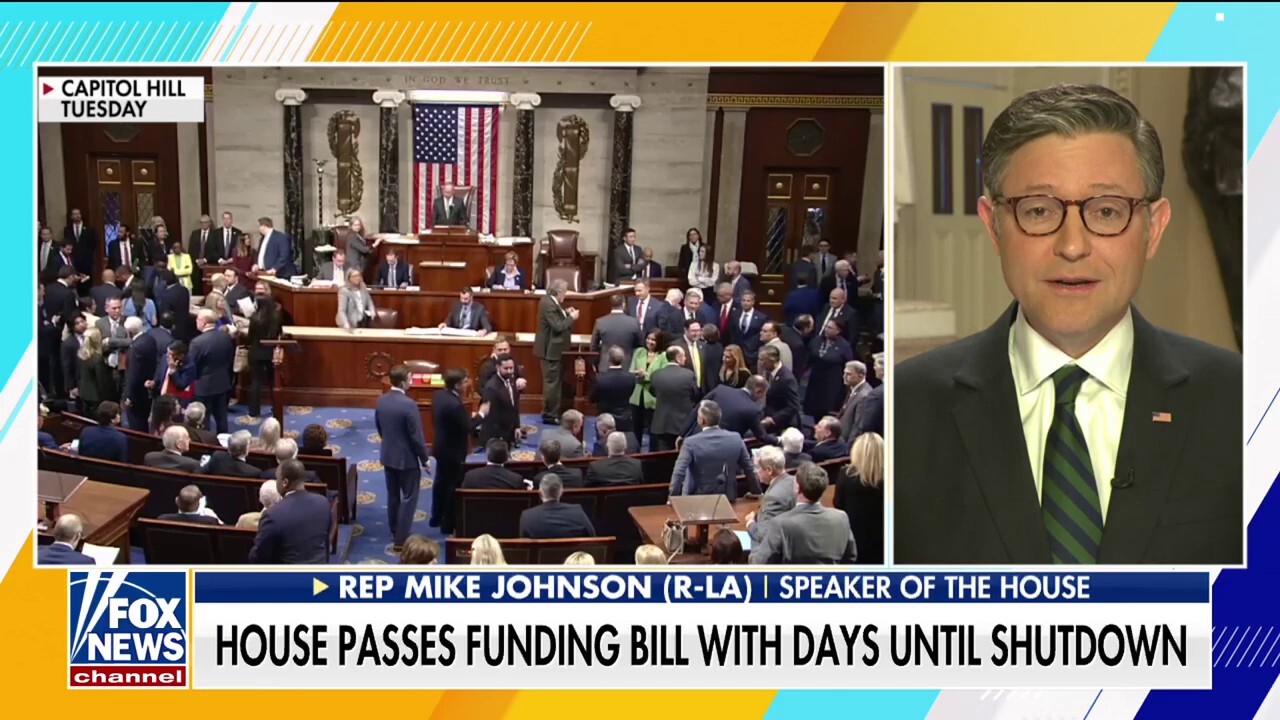 Speaker Johnson: 'Chuck Schumer has a big decision to make' with spending bill