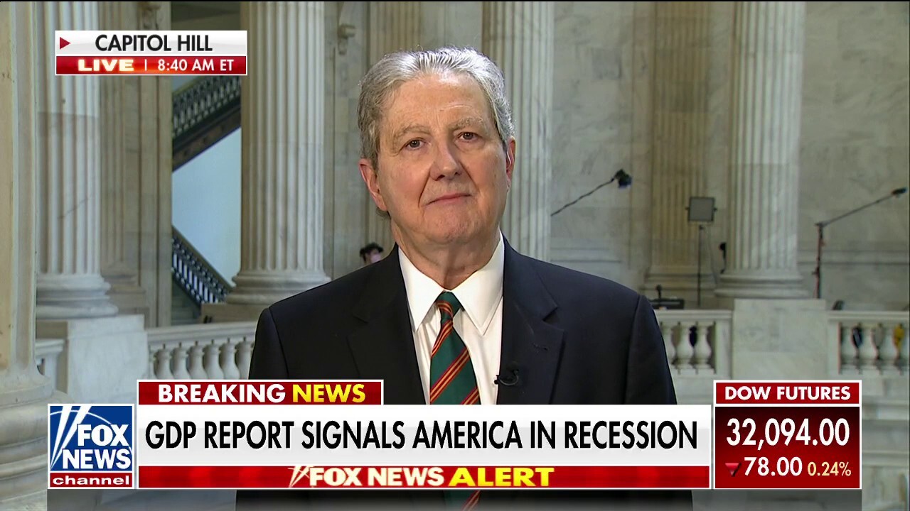 Sen. John Kennedy on GPD report: Bottom line, the economy sucks