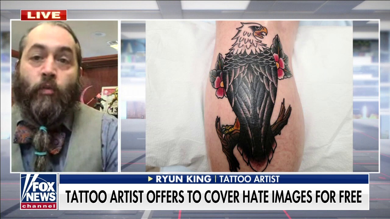 Tattoo artist offers to cover hate images for free