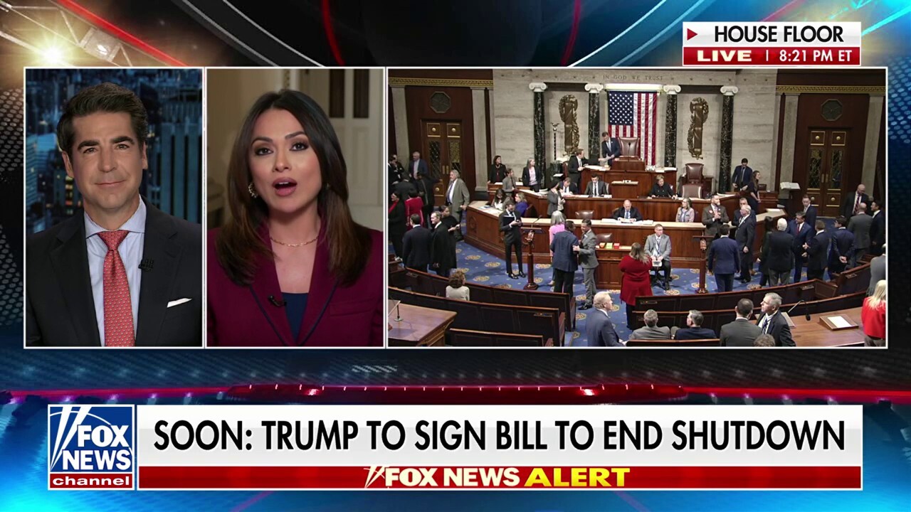 Bill headed to Trump’s desk after House votes to end longest shutdown in US history
