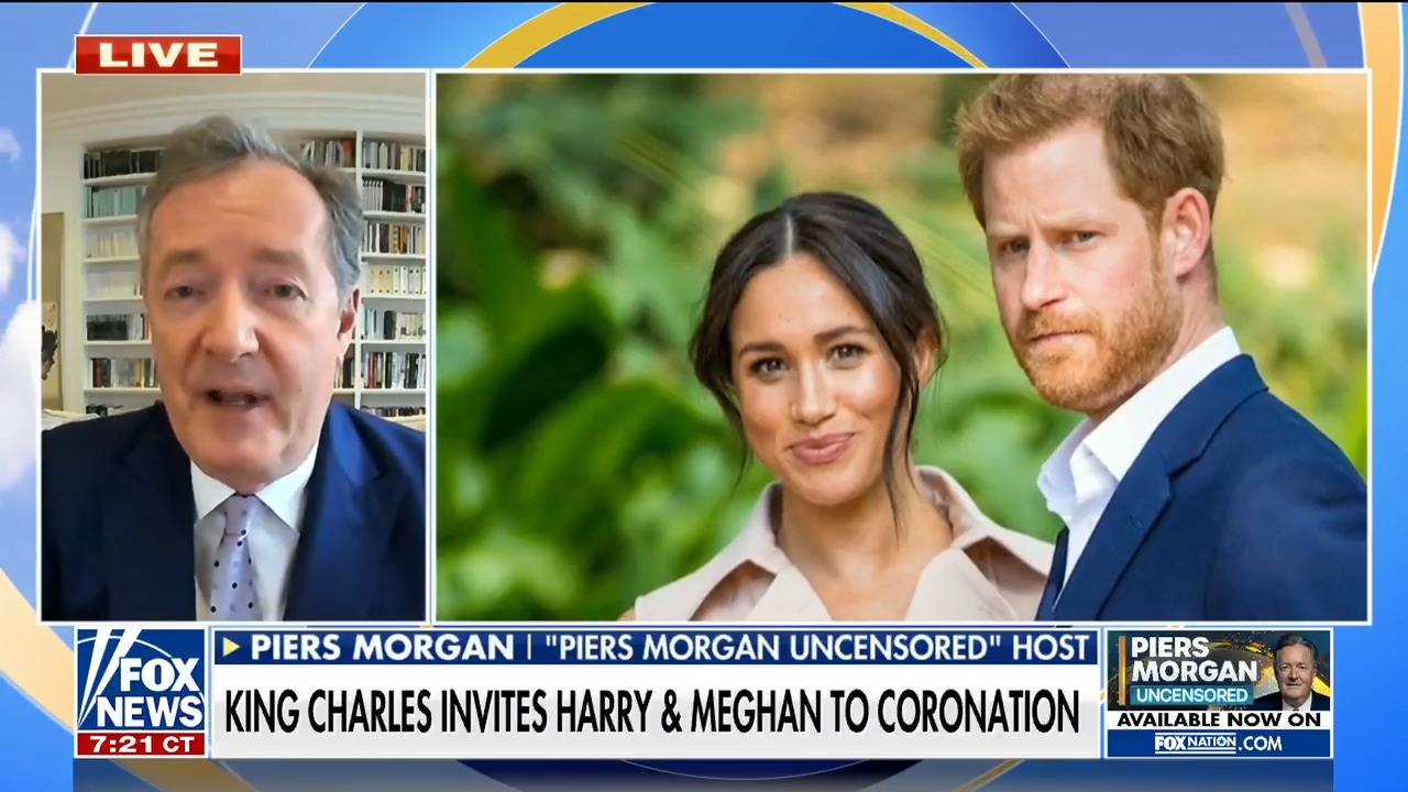 Piers Morgan: Prince Harry wants to 'milk' the coronation for his next documentary