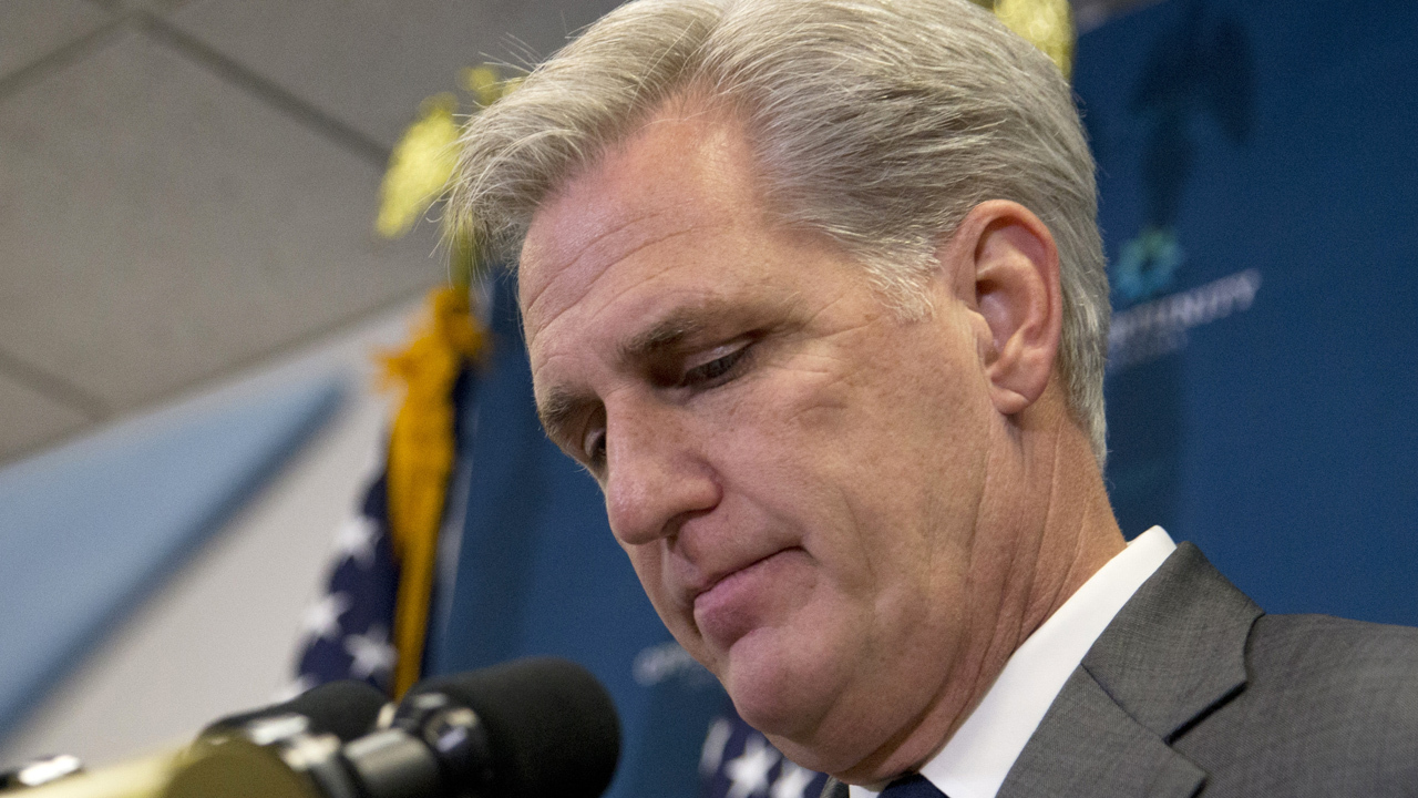 Kevin McCarthy drops out of race for House speaker